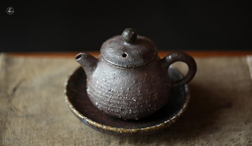 黑粗陶 潘壶 泡茶壶 210ml 商品图1