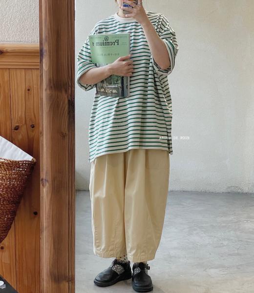 Harvesty3色条纹T恤 商品图6