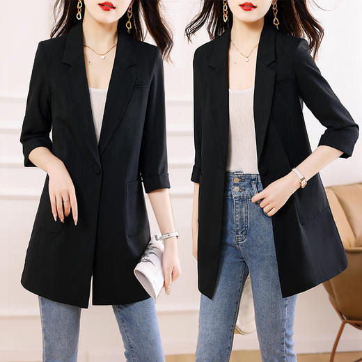 简约大方，夏季新款气质优雅潮流西装外套HR-MZFQ506-1 商品图1
