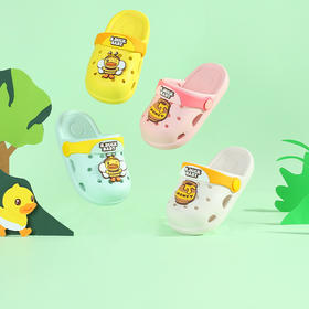B.Duck小黄鸭童鞋四季儿童凉拖鞋18-32 BY1310909
