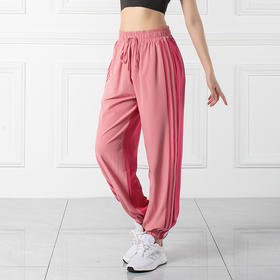 跃牌【禅语梵心系列】抽绳宽松瑜伽裤裤哈伦束脚裤F2168