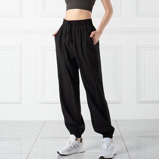 跃牌【禅语梵心系列】抽绳宽松瑜伽裤裤哈伦束脚裤F2168 商品图7