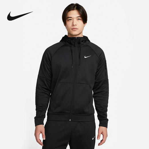 【限时秒杀】Nike/耐克男子跑步健身连帽宽松加绒保暖运动休闲外套 DQ4831-010 商品图0