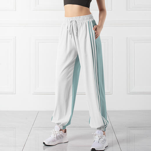 跃牌【禅语梵心系列】抽绳宽松瑜伽裤裤哈伦束脚裤F2168 商品图4