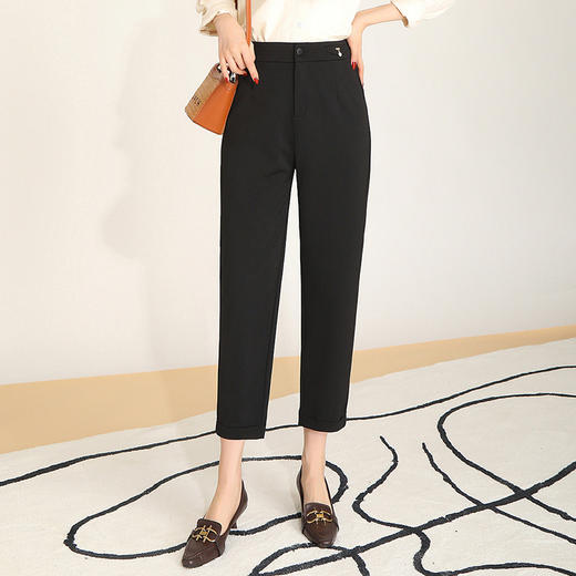 纯色简约宽松休闲，时尚九分哈伦裤MYX-228011 商品图1