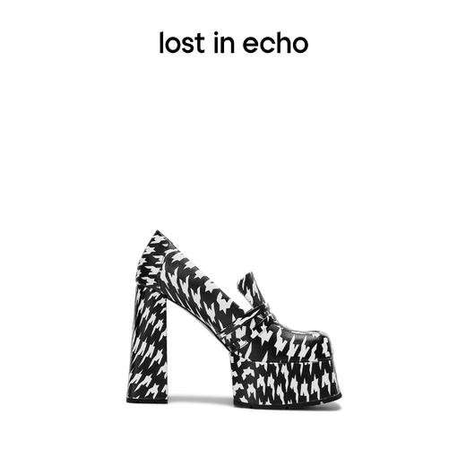 lost in echo中岛美嘉VIVIANO联名方头扣带水台粗跟厚底玛丽珍鞋 商品图1