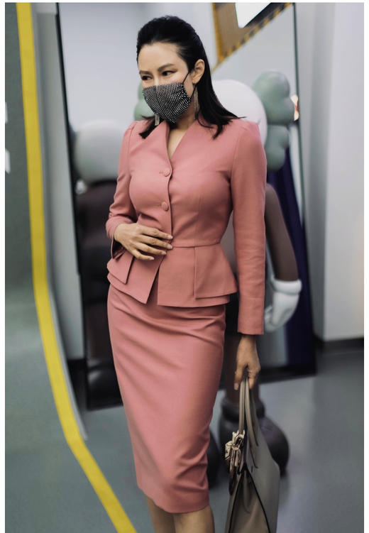 颈袖添香新款时尚J经理OL职业装气质女神上午正装套裙J8302923 商品图3