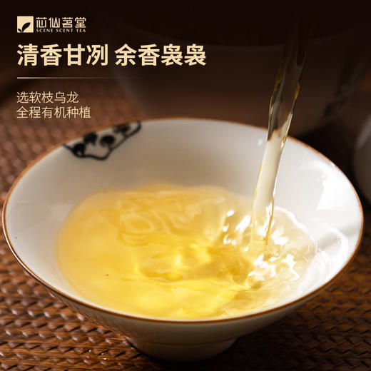 芯仙茗堂有机高山乌龙 清香型罐装300g礼盒支持自提 商品图3