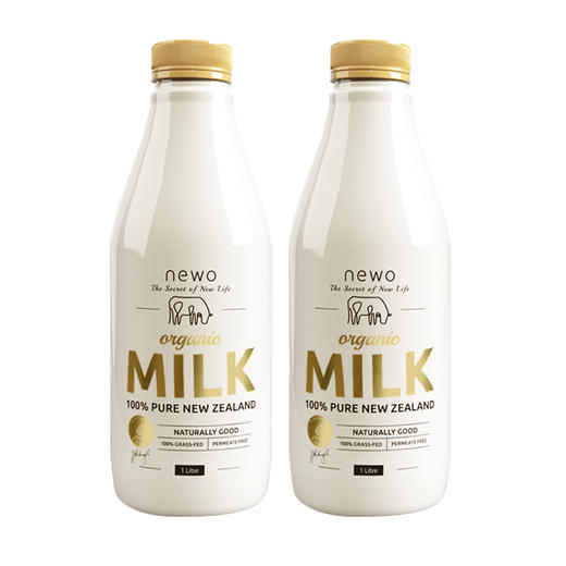 新西兰进口Newo纽渥全草饲巴氏鲜牛乳高品质低温有机鲜牛奶1L装 商品图4