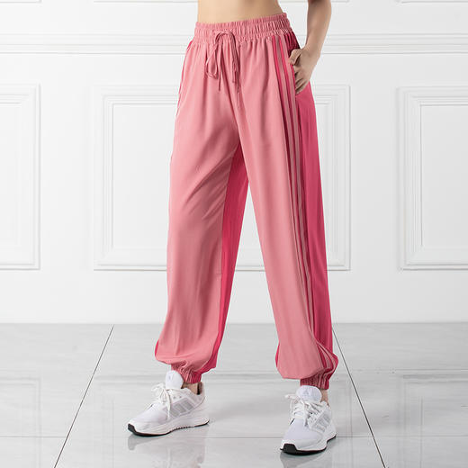 跃牌【禅语梵心系列】抽绳宽松瑜伽裤裤哈伦束脚裤F2168 商品图5