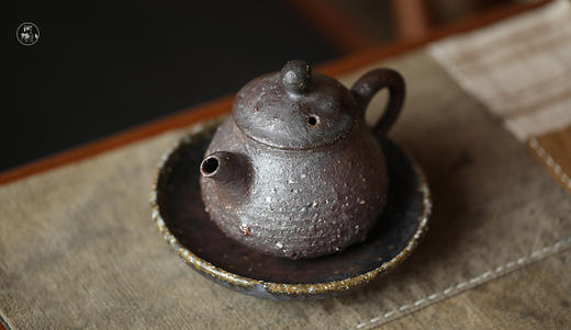 黑粗陶 潘壶 泡茶壶 210ml 商品图0