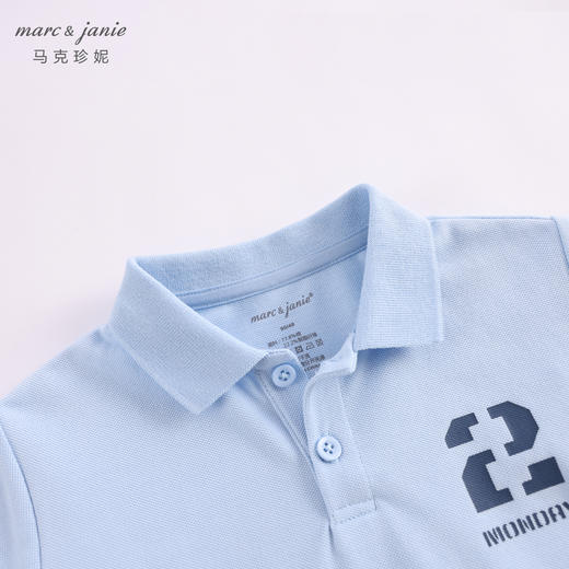 【科技凉感面料】马克珍妮夏装新款 男童POLO衫230875 商品图5