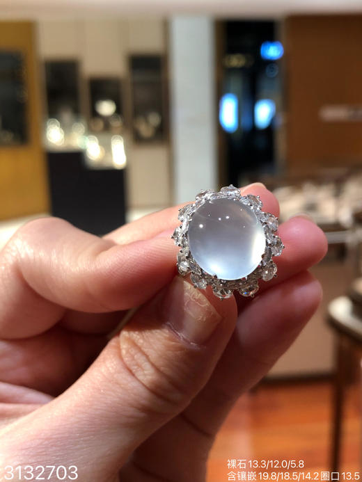 3132703，玻璃蛋面戒指。具体价格微信咨询 商品图6