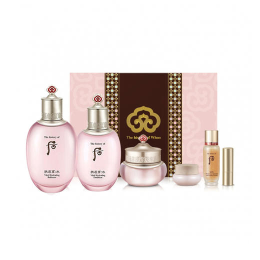 韩国后Whoo拱辰享水沄系列套盒6件套(309ml+1.3g) 商品图5