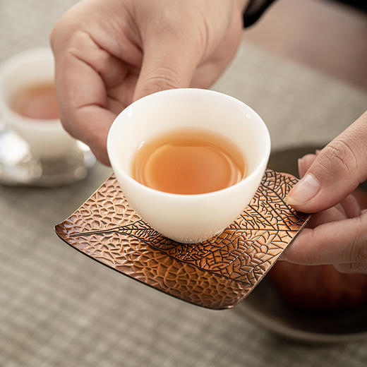 HS-XC010莲蓬盘杯托茶杯垫创意隔热垫杯垫 复古功夫茶托茶道 商品图6