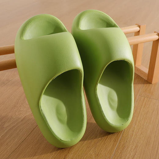 【简约厚底拖鞋！超柔软】踩屎感EVA情侣拖鞋男家居室内浴室拖洗澡防滑可外穿凉拖鞋女-QQ 商品图13