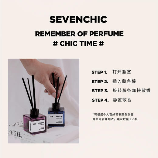 【李承铉同款小方熏 买一送一 】SEVENCHIC液体香薰小方30ml*2扩香持久香氛家居礼物-XZHW 商品图3