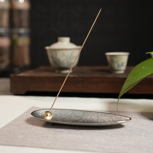 珠立香器香台香座香插禅意茶道锌香插线香插香座香炉 商品图8