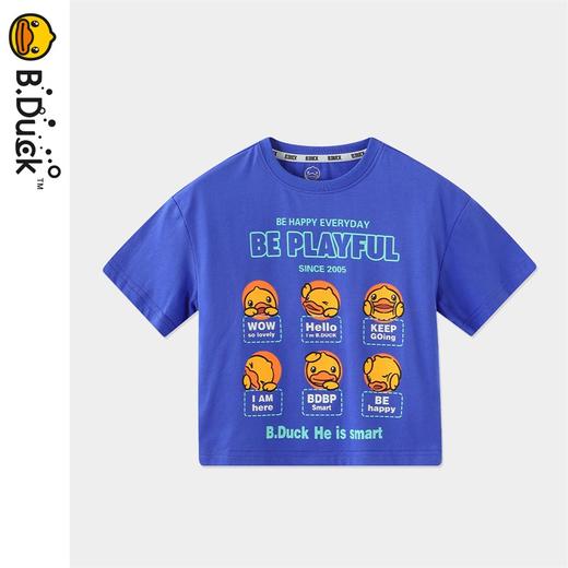 B.Duck小黄鸭童装夏季短袖T恤105-160 BF2402001 商品图4
