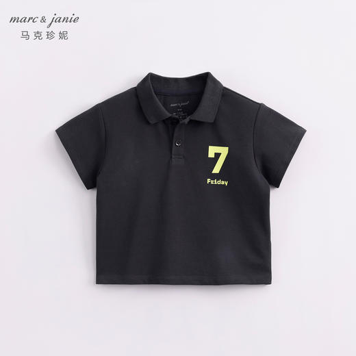 【科技凉感面料】马克珍妮夏装新款 男童POLO衫230875 商品图4