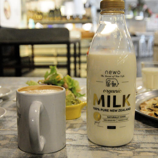 新西兰进口Newo纽渥全草饲巴氏鲜牛乳高品质低温有机鲜牛奶1L装 商品图2