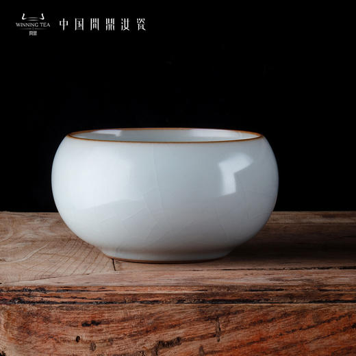 问鼎汝瓷鼎峰系列月白老款禅定杯 商品图0