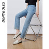 DENYBULES高腰修身直筒蛋卷裤---菜菜美食日记 商品缩略图4