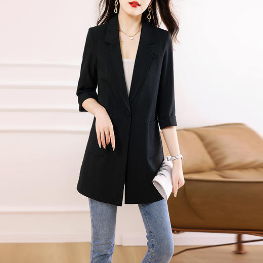 简约大方，夏季新款气质优雅潮流西装外套HR-MZFQ506-1 商品图8