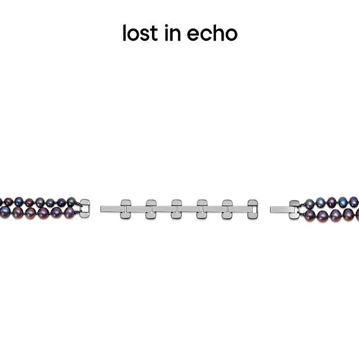 lost in echo中岛美嘉VIVIANO联名款可调节双层锁骨链珍珠项链女 商品图1