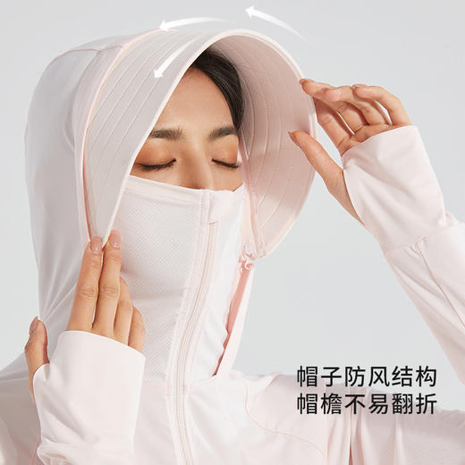 【冰丝黑胶防晒衣】春夏防紫外线UPF50+冰丝黑胶防晒衣 大帽檐+遮阳镜片男女款骑车防晒衣 商品图1