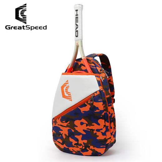 GreatSpeed 儿童青少年网球羽毛球单肩包双肩包（1支装） 商品图6