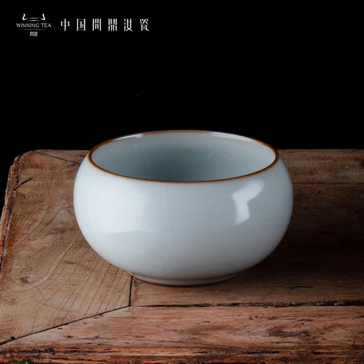 问鼎汝瓷鼎峰系列月白老款禅定杯 商品图1