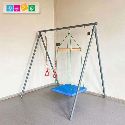 感统训练器材a字架幼儿园家用户外运动吊椅游乐组合儿童秋千室内 商品图1