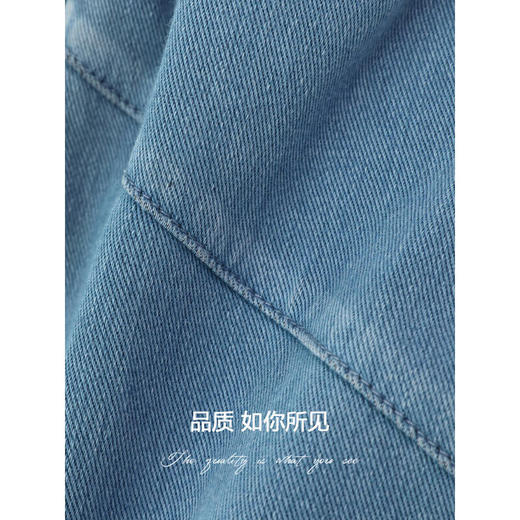 【有赞】COCOBELLA甜酷女孩针织牛仔连衣裙女背心长裙FR615 商品图2