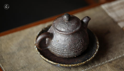 黑粗陶 潘壶 泡茶壶 210ml 商品图2