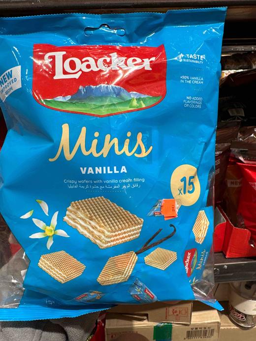 莱家香草味迷你威化饼干150g 商品图0