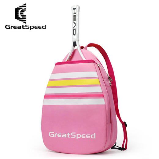 GreatSpeed 儿童青少年网球羽毛球单肩包双肩包（1支装） 商品图5