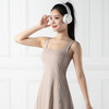 跃牌【禅语梵心系列】连体露背连衣裙带胸垫瑜伽服运动套装F2165（带胸垫+带安全裤） 商品缩略图5