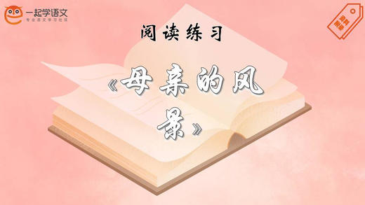 阅读练习：《母亲的风景》 商品图0