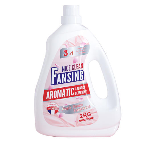 「4斤桶装！清新花果香」蓝漂香水洗衣液香味留香居家日用实惠装洁净护理混合香氛清洁工具 商品图4