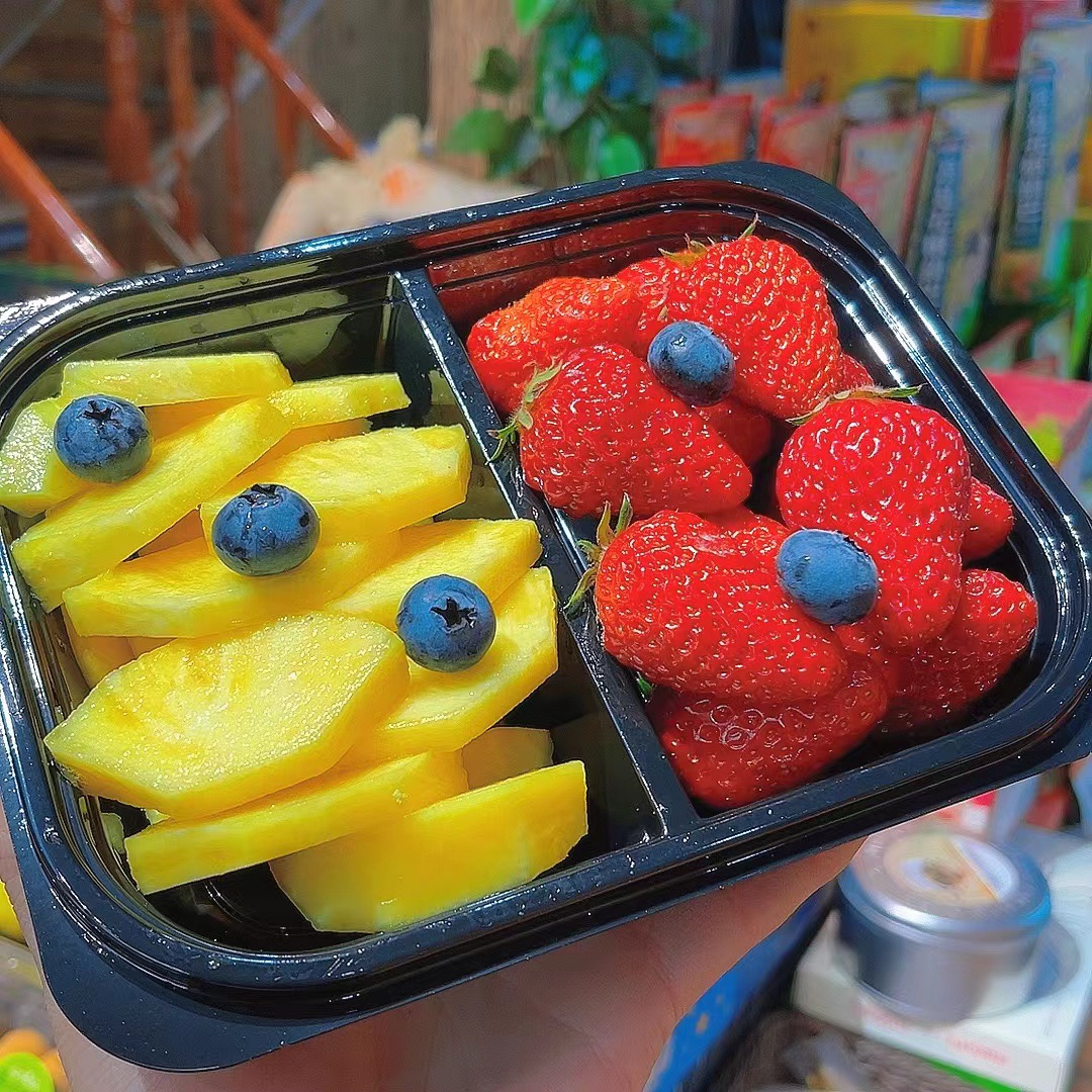 双拼鲜切果盘（水果可备注）