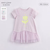 马克珍妮夏装新款 女童可爱图案A字摆网纱连衣裙230667 商品缩略图0