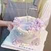 紫罗兰鲜花蛋糕(鲜花按当天采购搭配)-低糖处理 商品缩略图1