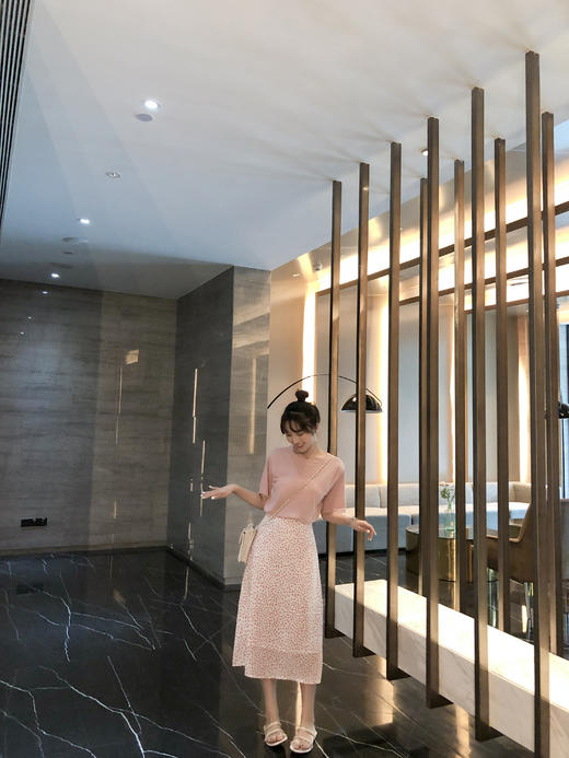 【110元任选3件】限时折扣高腰a字裙碎花半身裙 商品图3