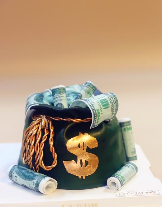 【臻品系列】-需提前一天预定【实拍图】翻糖加高胚三层夹心【福袋】送老公、爸爸、男朋友、男士蛋糕 商品图0