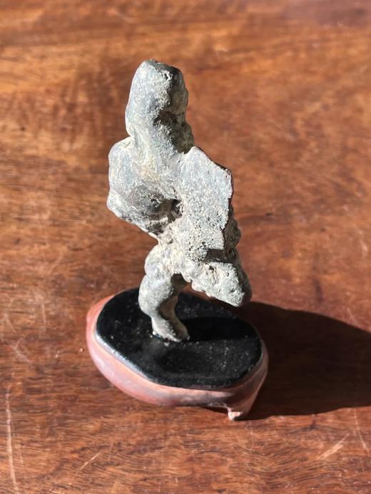 青铜溶浆凝块山子老摆件，顺丰包邮 商品图1