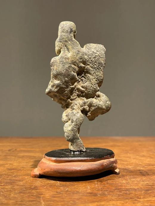 青铜溶浆凝块山子老摆件，顺丰包邮 商品图2