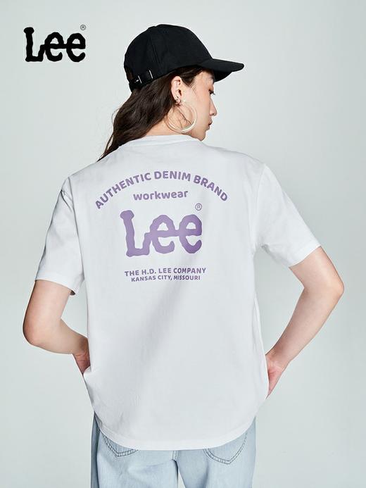 LEE 新品舒适男友风印花多色女短袖T恤LWT0051724DR 商品图0