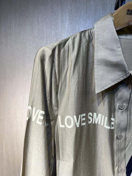 针丝缘春新款轻薄柔软透气舒适时尚洋气翻领衬衫8328 商品图4