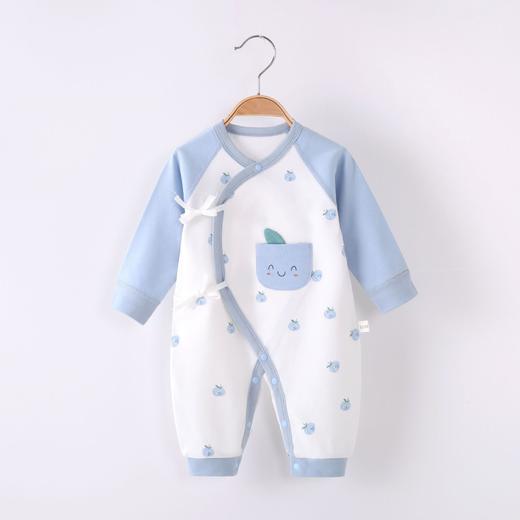 婴儿纯棉连体衣宝宝哈衣和尚服出生婴儿睡衣无骨棉四季款 商品图13